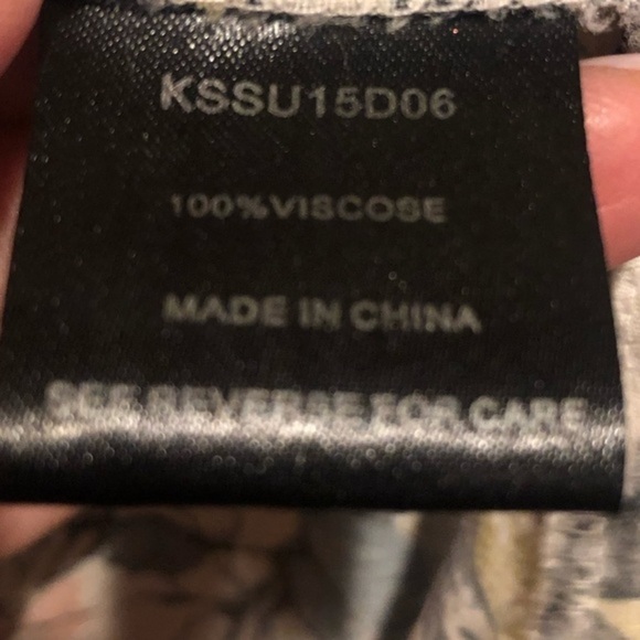 KNOT SISTERS MORRISON KIMONO FLORAL BUTTON FROM HI LOW BOHO 3/4 SLEEVE DRESS XS - Picture 11 of 14